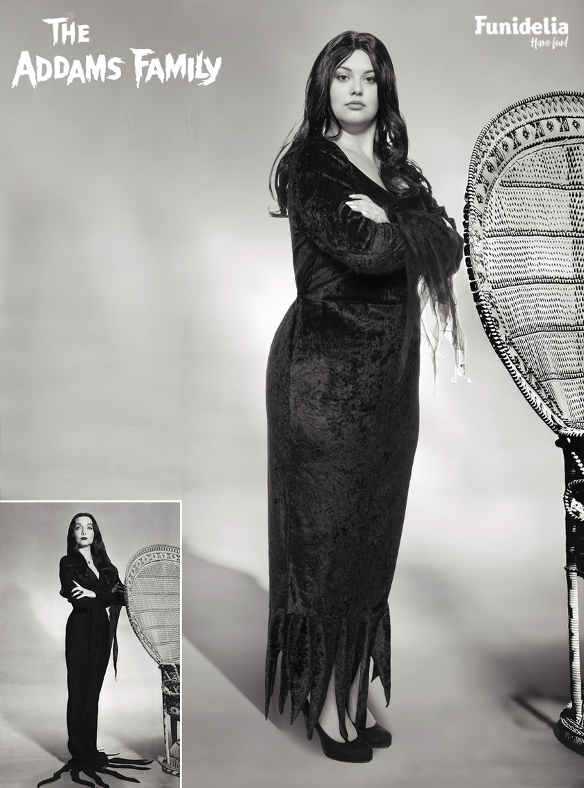 Déguisement Morticia Addams femme grande taille - La Famille Addams
