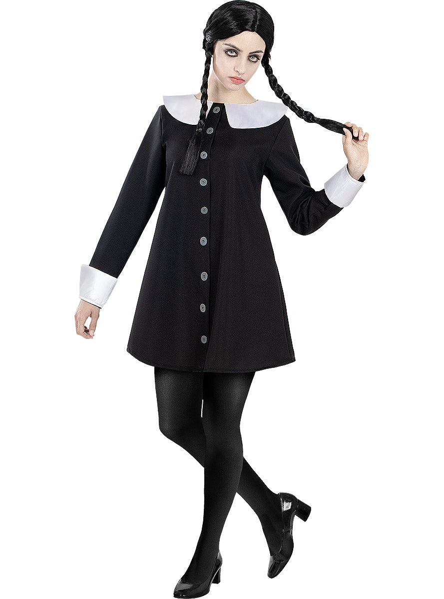 Déguisement Mercredi Addams femme grande taille - La Famille Addams