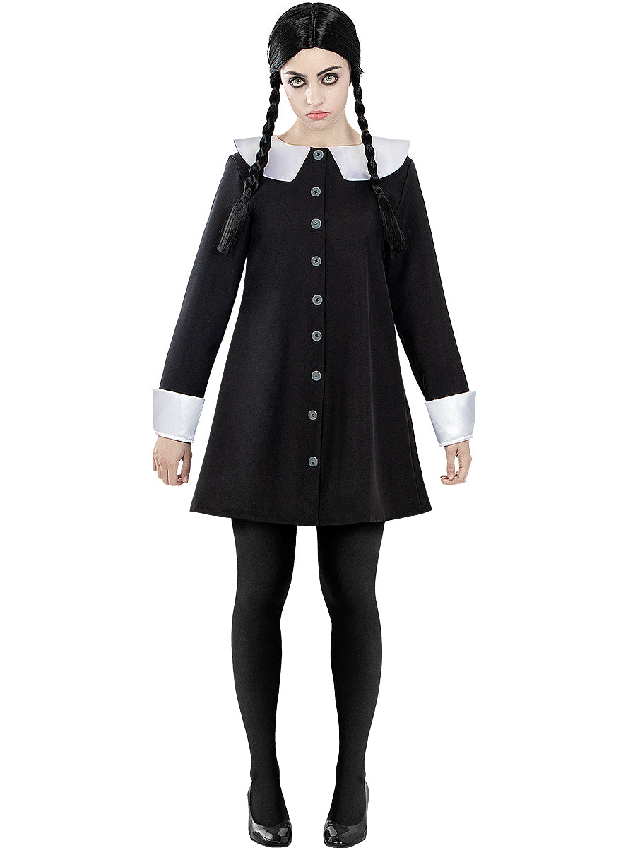 Déguisement Mercredi Addams femme grande taille - La Famille Addams
