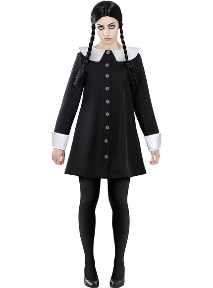 Déguisement Mercredi Addams femme grande taille - La Famille Addams
