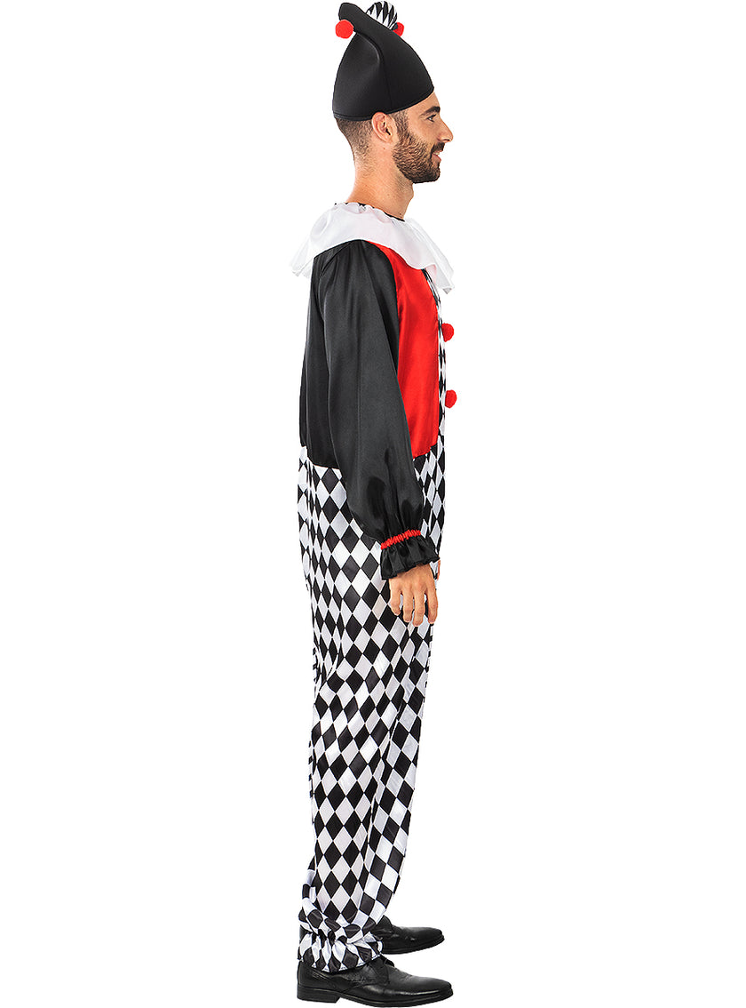 Déguisement arlequin homme grande taille