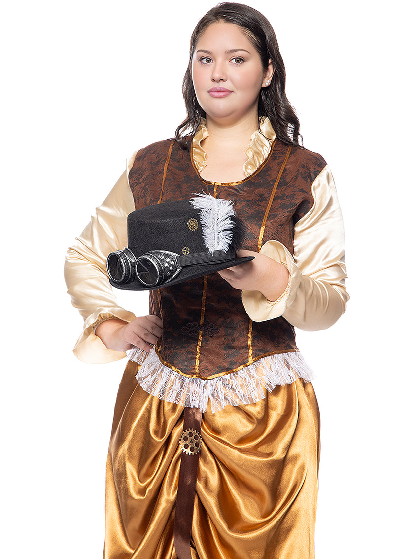 Déguisement Steampunk long femme grande taille