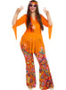 Déguisement Hippie joyeux femme grande taille