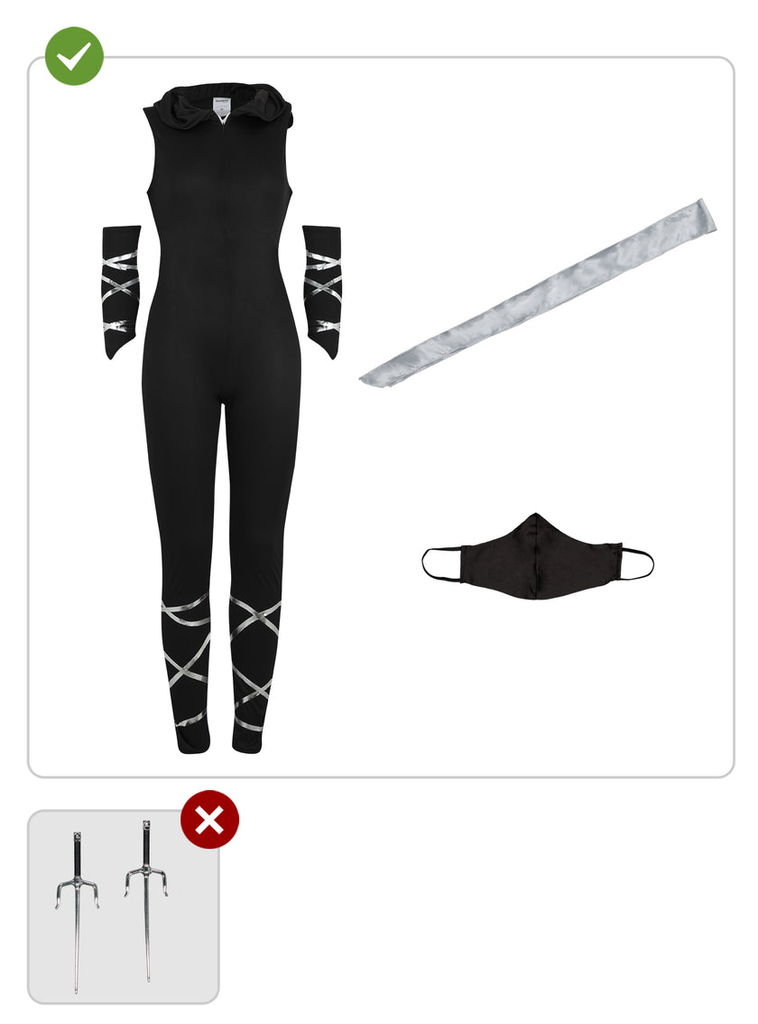 Déguisement Ninja femme grande taille