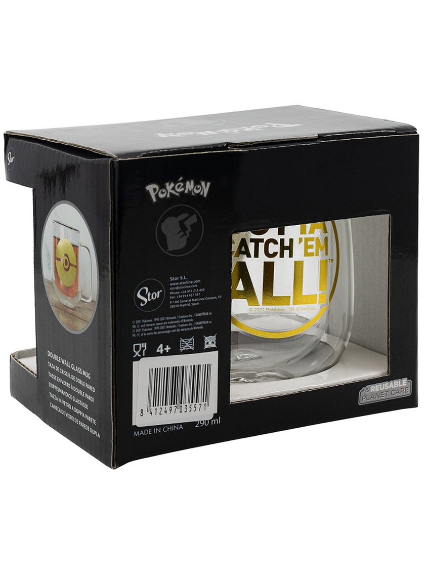 Mug Poké Ball en verre - Pokémon