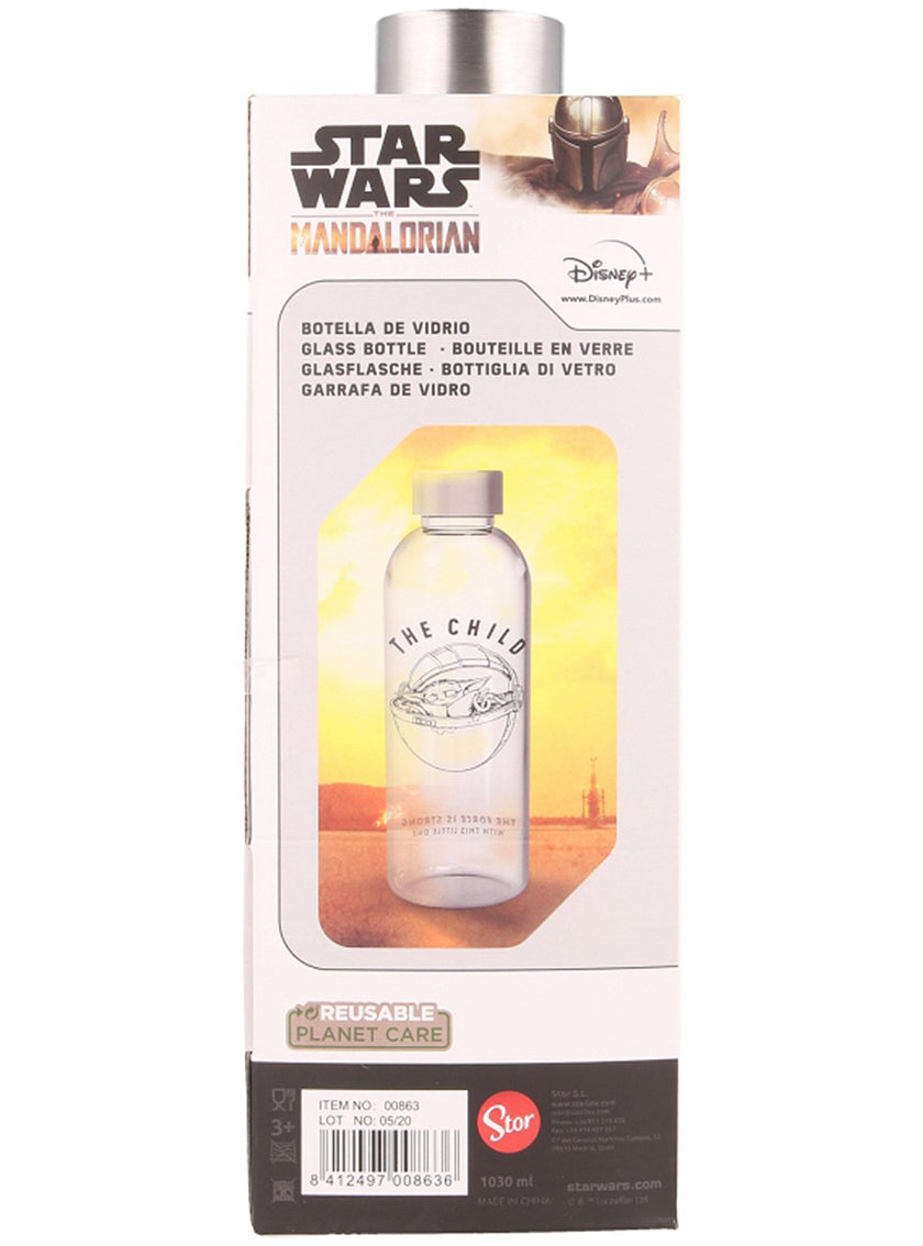 Bouteille Baby Yoda The Mandalorian en verre 1030ml - Star Wars