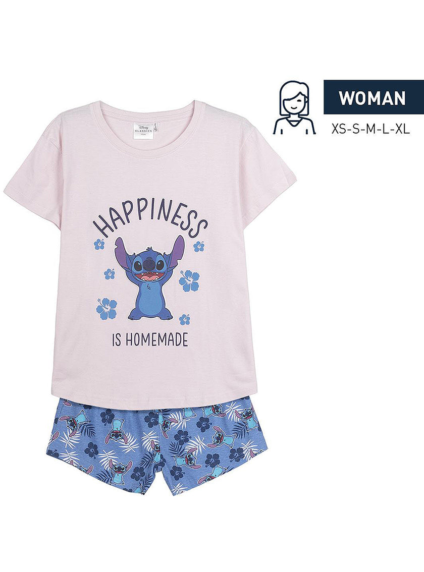 Pyjama Stitch court femme - Lilo & Stitch