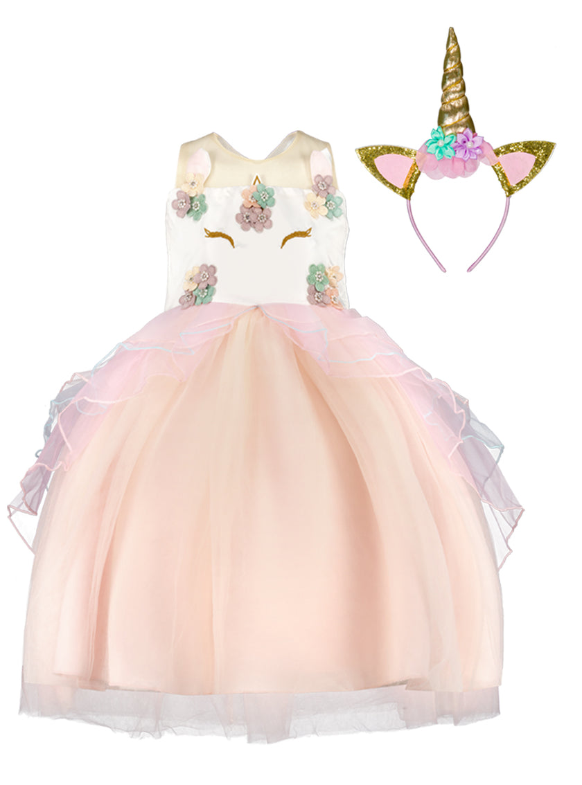 Déguisement princesse licorne fille