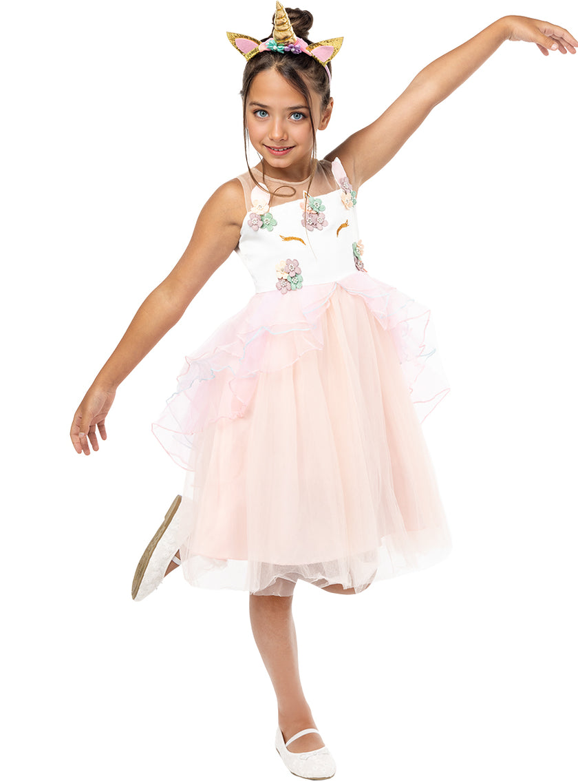 Déguisement princesse licorne fille