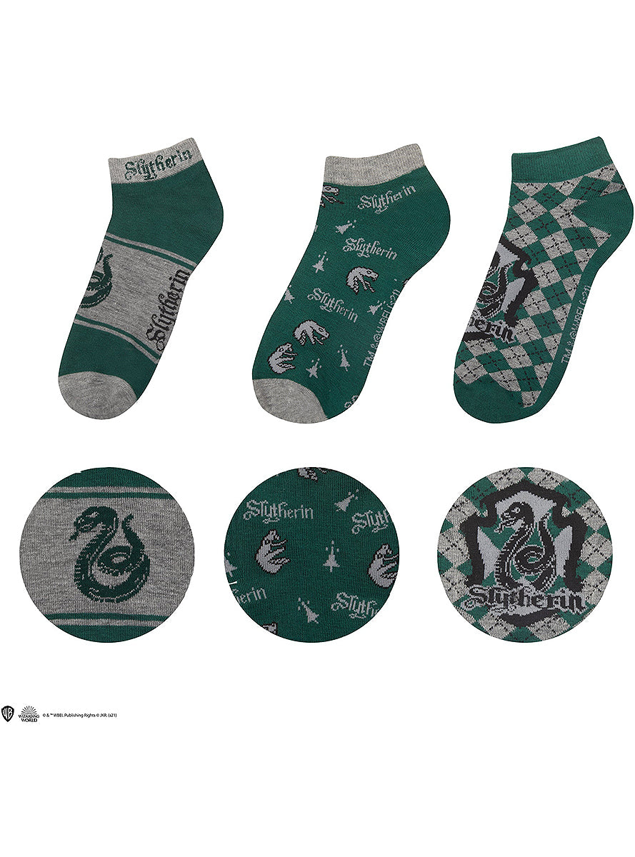 Chaussettes courtes Serpentard - Harry Potter