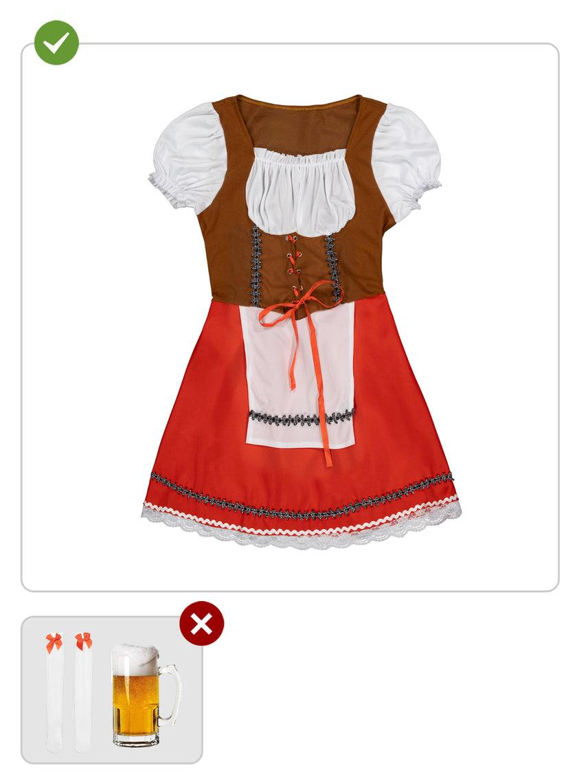 Déguisement bavaroise femme grande taille