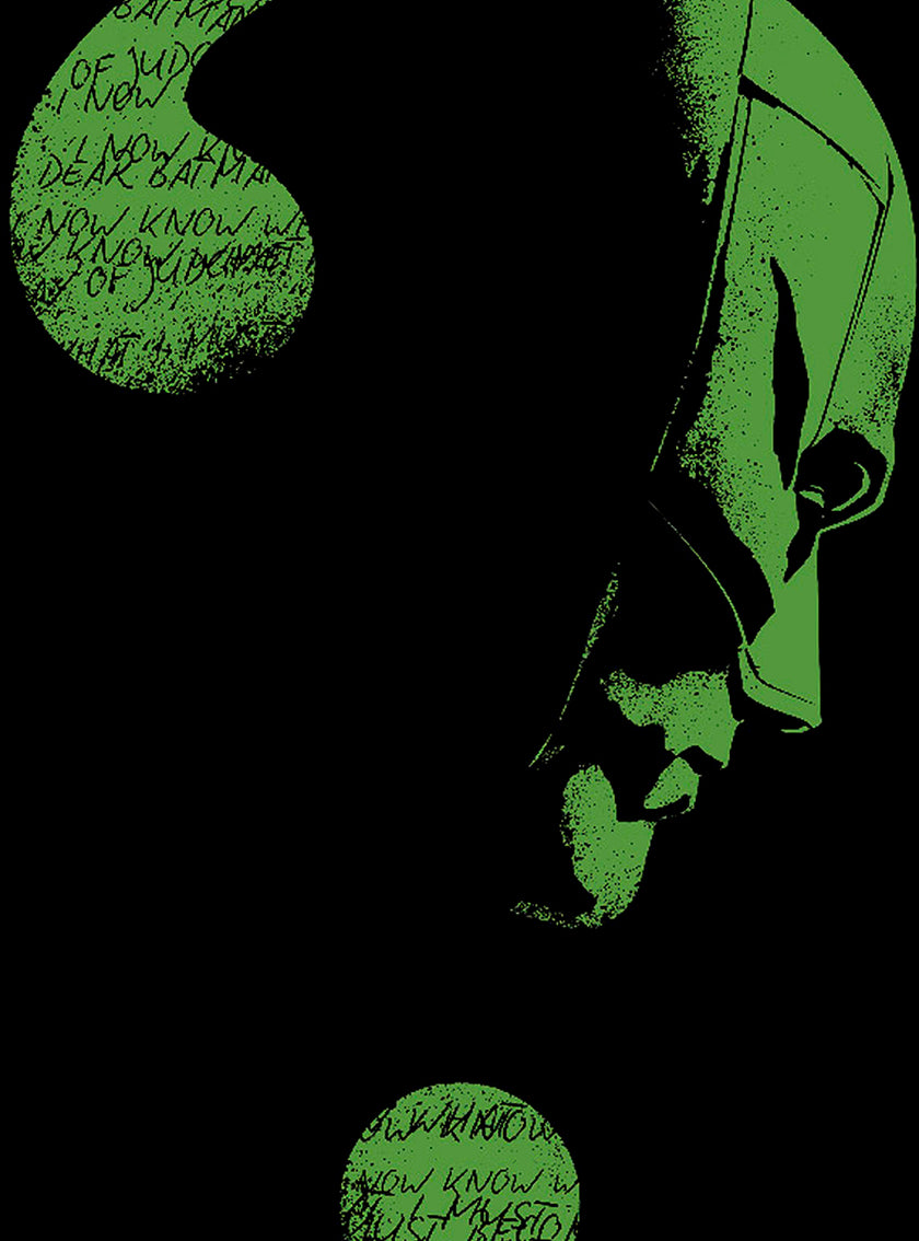 T-shirt Batman Sphinx Silhouette adulte - DC Comics