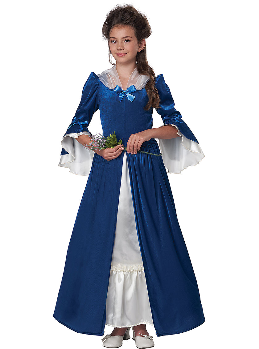 Déguisement époque coloniale élégante fille