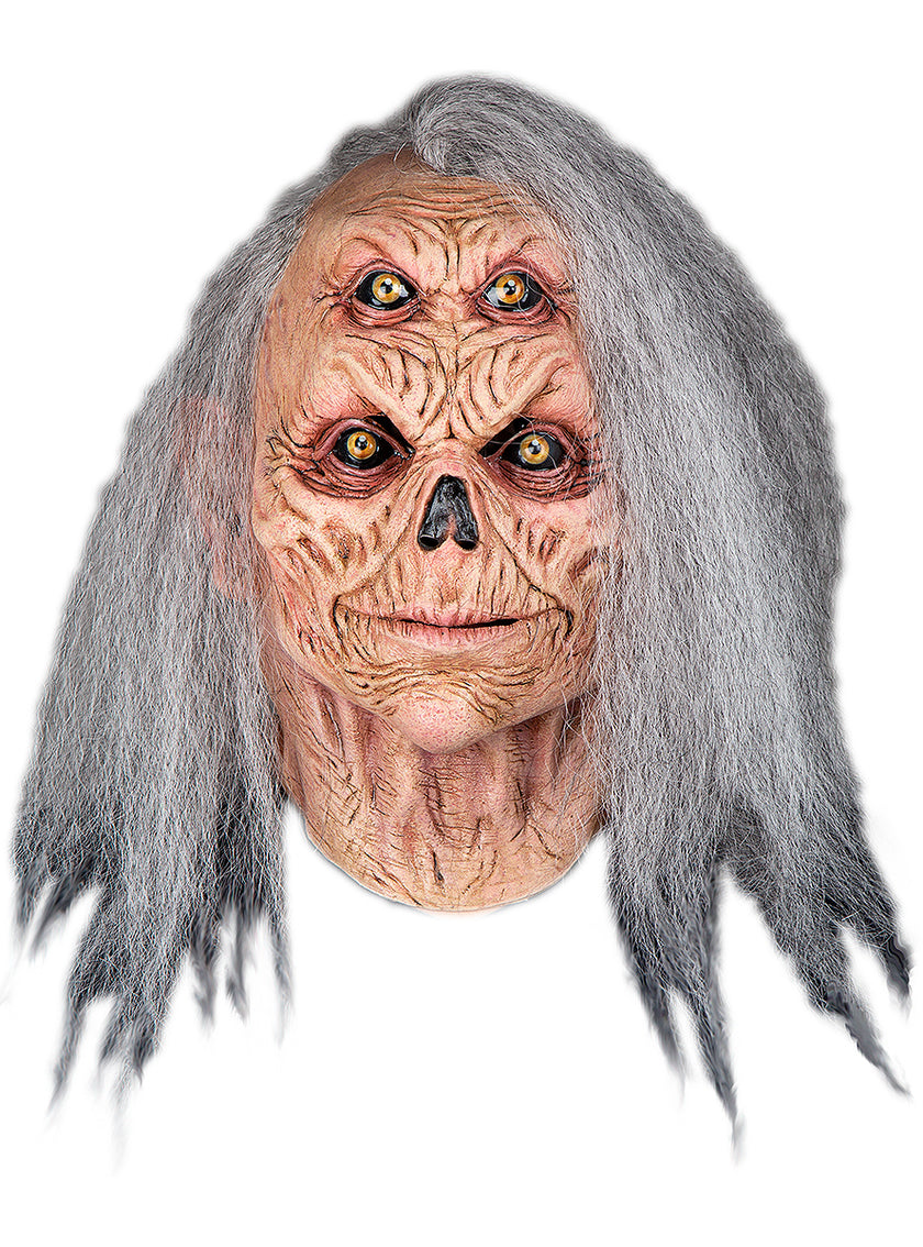 Masque sorcière démoniaque avec yeux