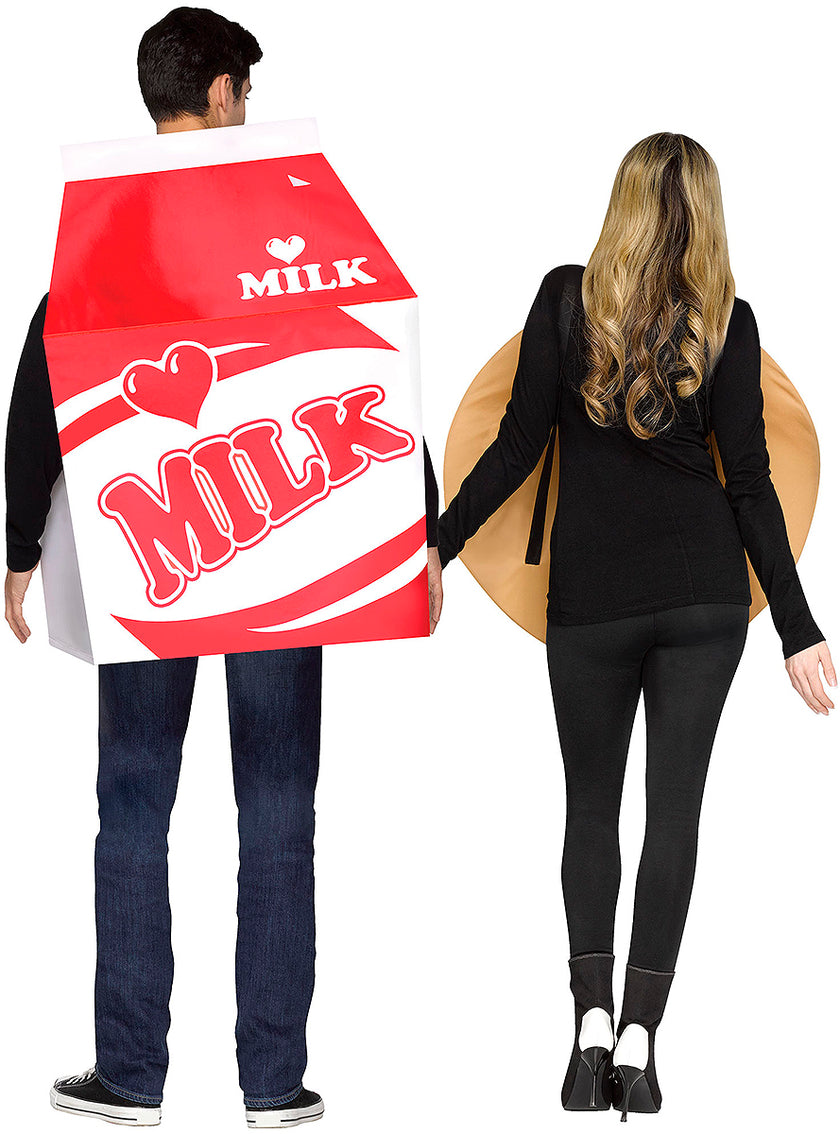 Déguisements de biscuit et bouteille de lait