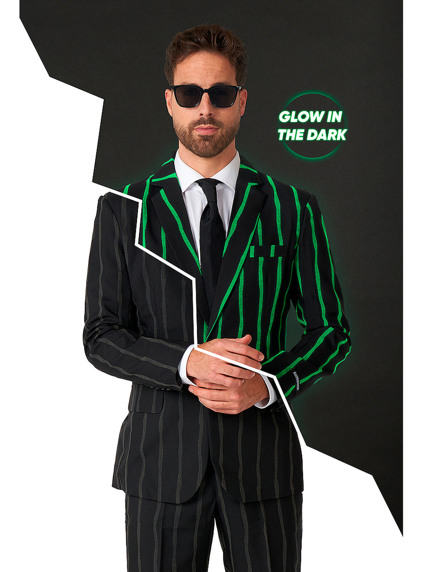 Costume à rayures qui brille dans le noir - Suitmeister