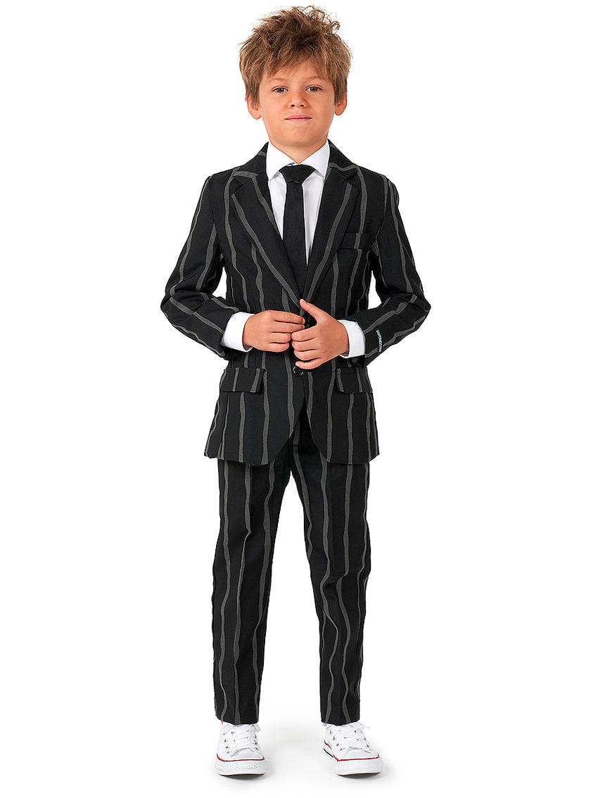 Costume à rayures qui brille dans le noir enfant - Suitmeister