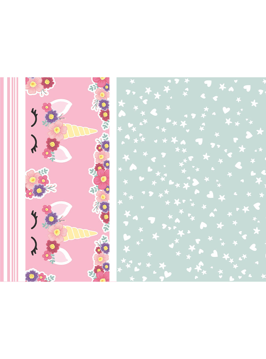 Nappe licorne - Unicorn Flowers