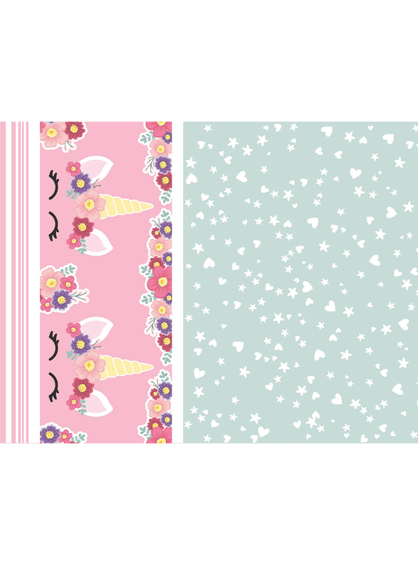 Nappe licorne - Unicorn Flowers