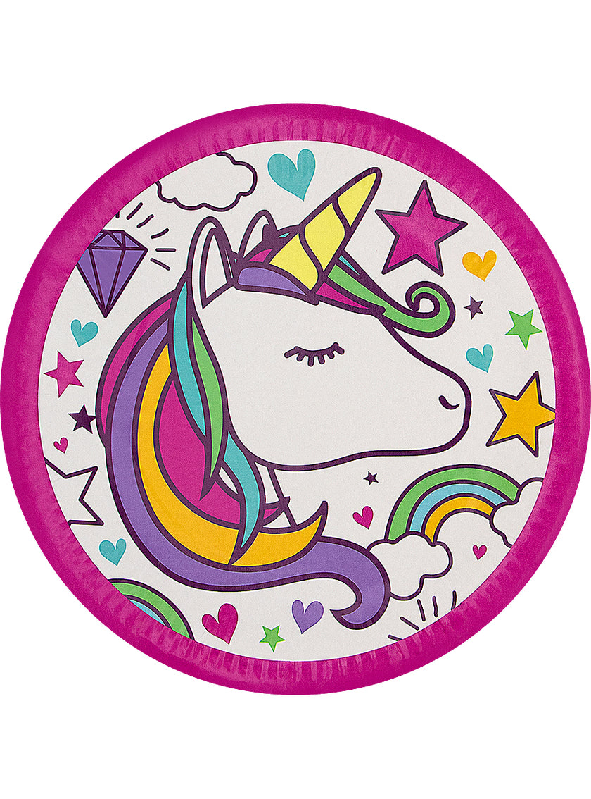 8 assiettes licorne (23cm) - Lovely Unicorn