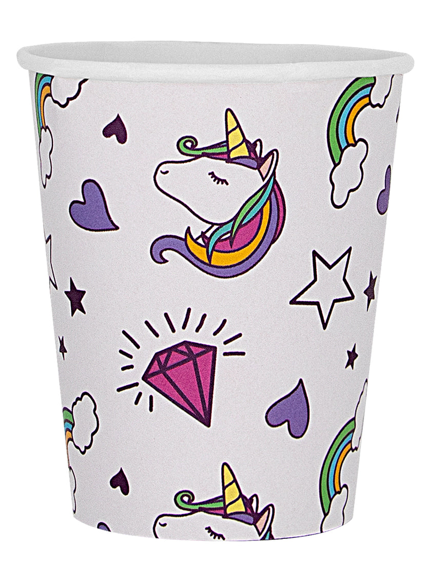 8 gobelets licorne - Lovely Unicorn