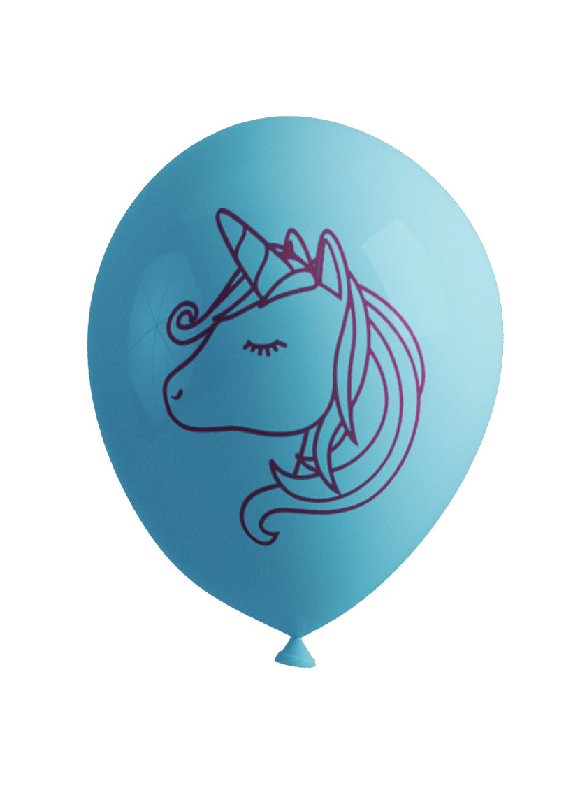 8 ballons licorne - Lovely Unicorn