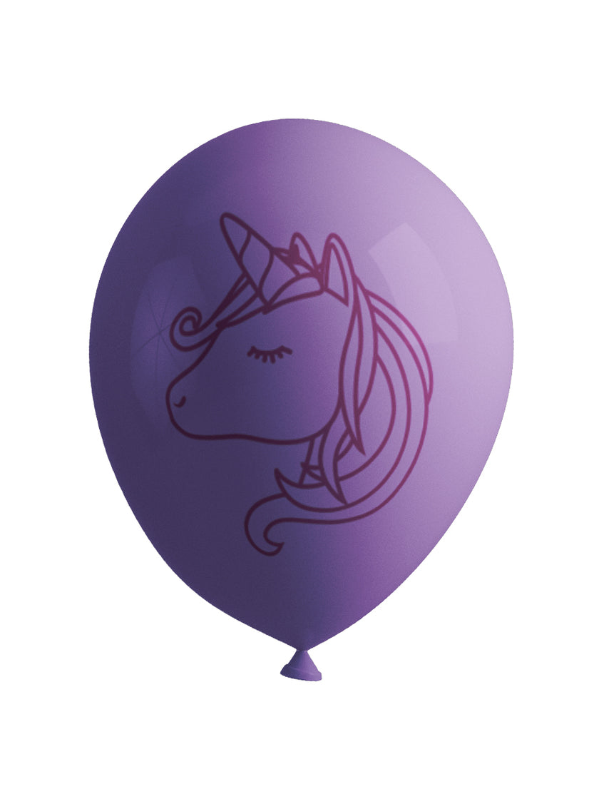 8 ballons licorne - Lovely Unicorn