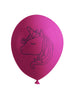 8 ballons licorne - Lovely Unicorn