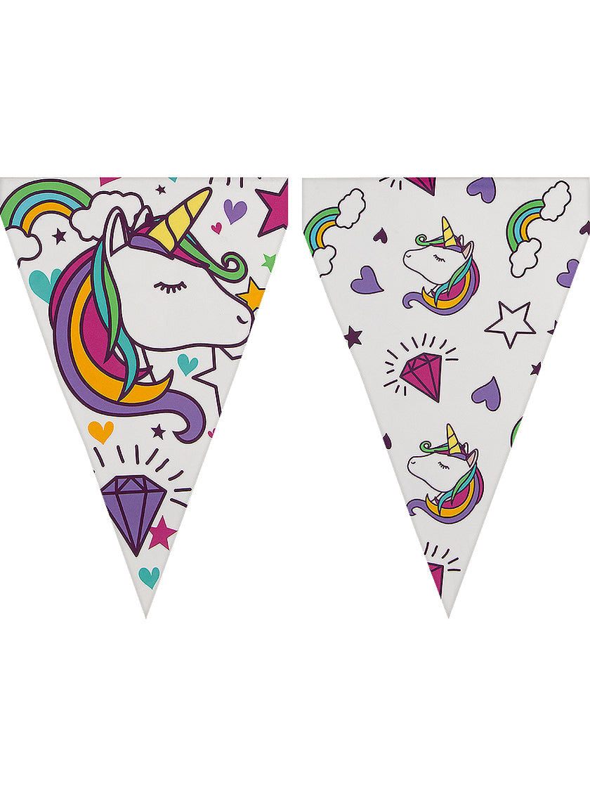 Guirlande à fanions licorne - Lovely Unicorn