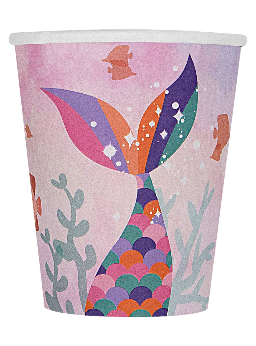 8 gobelets sirènes - Beautiful mermaid