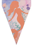 Guirlande à fanions sirènes - Beautiful mermaid