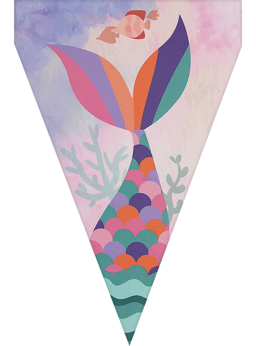 Guirlande à fanions sirènes - Beautiful mermaid