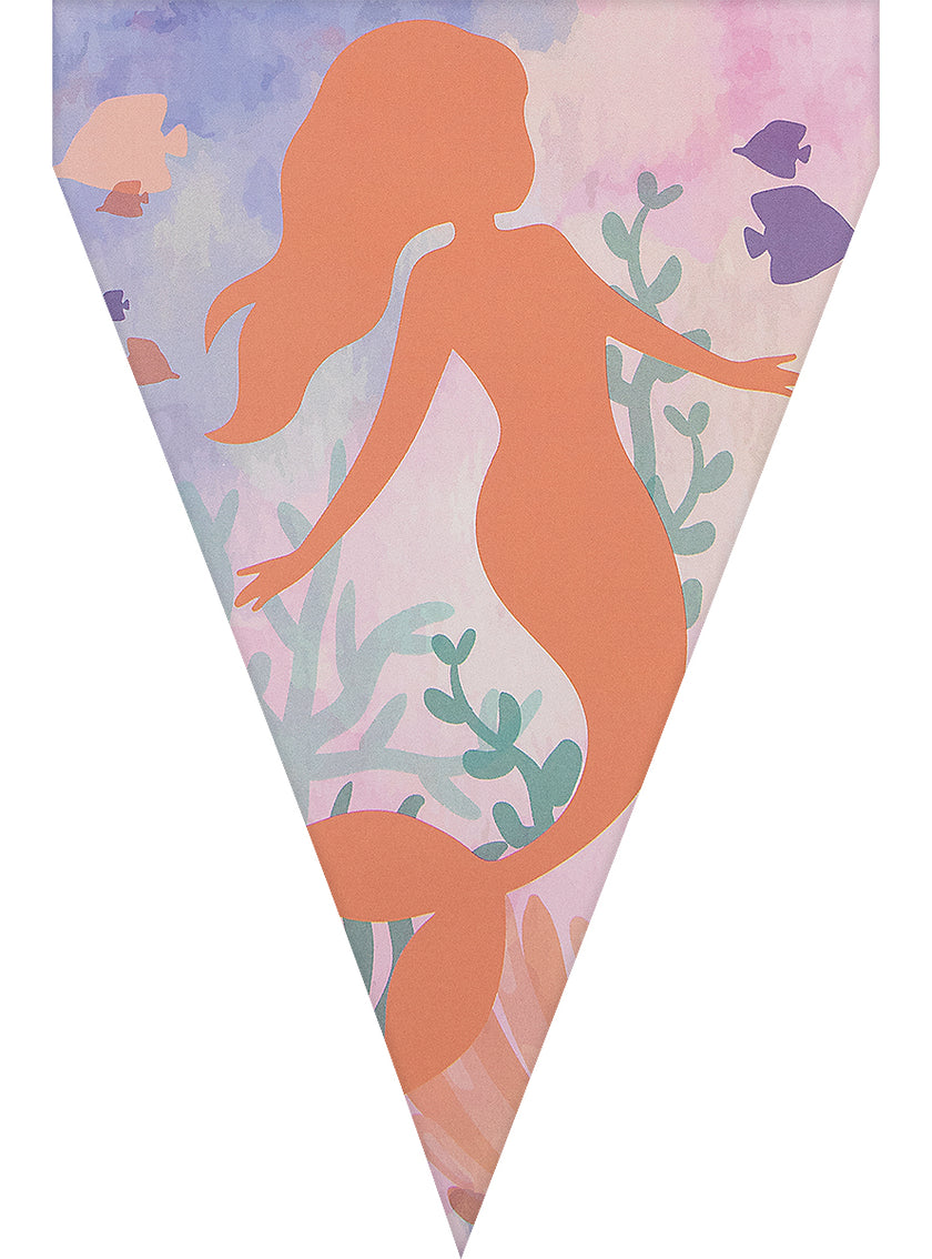 Guirlande à fanions sirènes - Beautiful mermaid