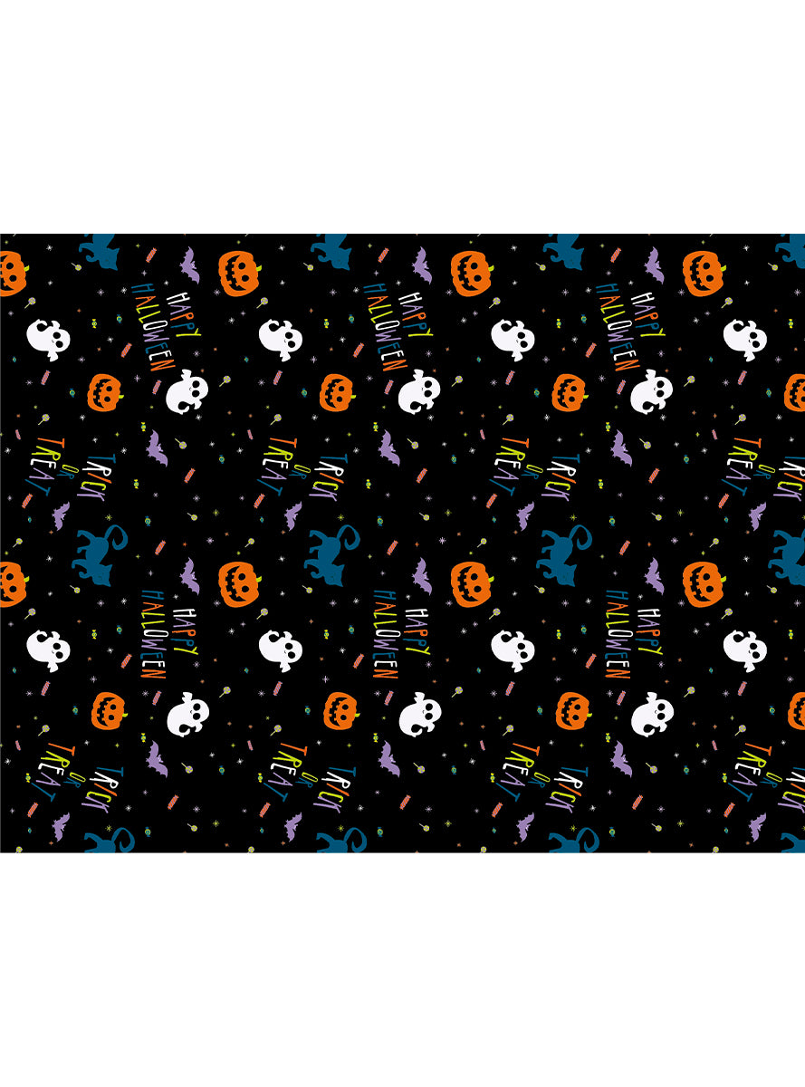 Nappe Halloween citrouille - Happy Halloween