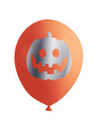 8 ballons Halloween citrouille - Happy Halloween