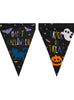 Guirlande à fanions Halloween citrouille - Happy Halloween