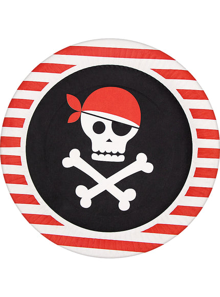 8 assiettes pirates (23cm) - Pirates Party