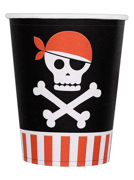 8 gobelets pirates - Pirates Party