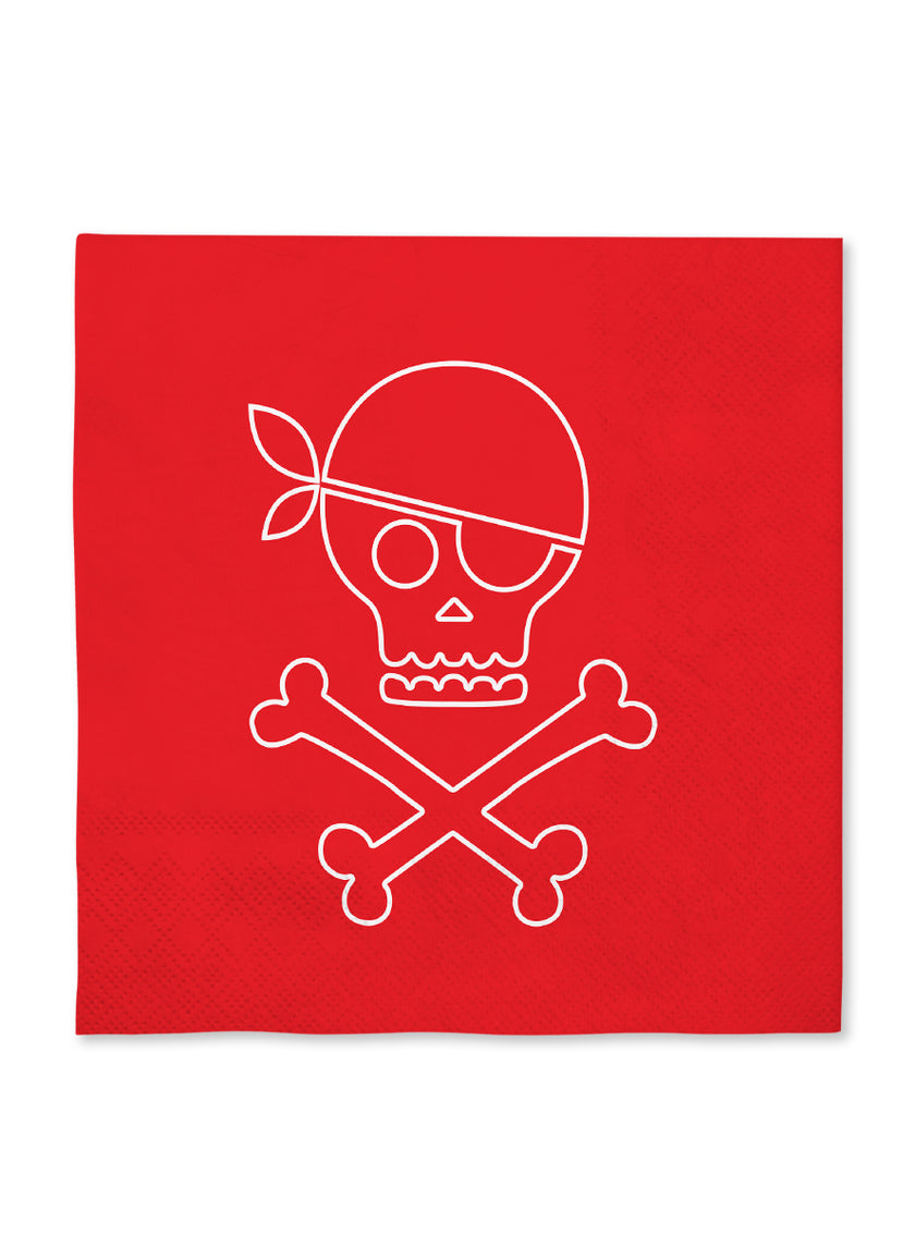 16 serviettes pirates (33x33cm) - Pirates Party