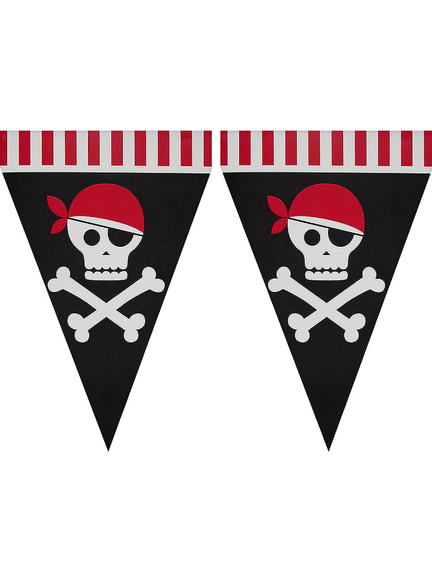 Guirlande à fanions pirates - Pirates Party