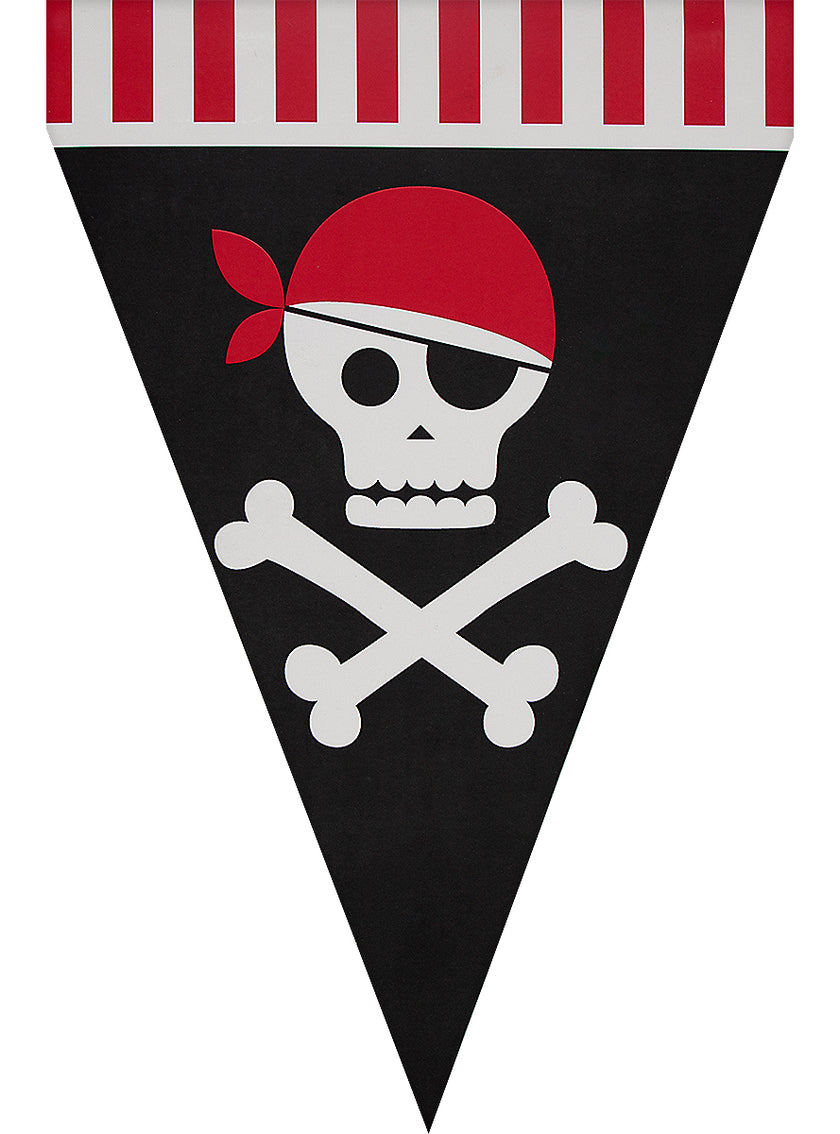Guirlande à fanions pirates - Pirates Party