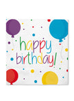 16 serviettes anniversaire (33c33cm) - Happy Birthday
