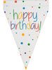 Guirlande à fanions anniversaire - Happy Birthday