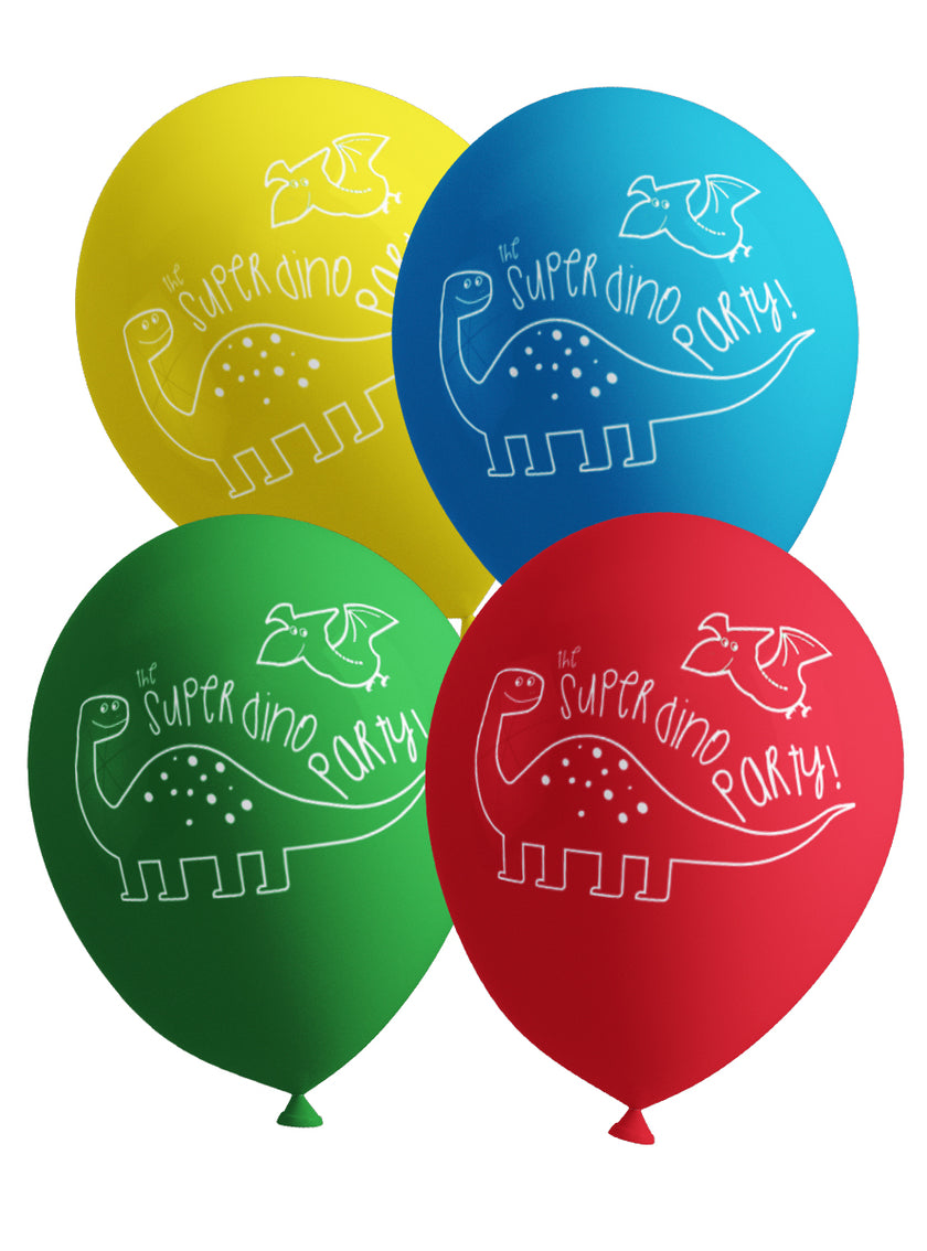 8 ballons dinosaures - Dinosaurs party