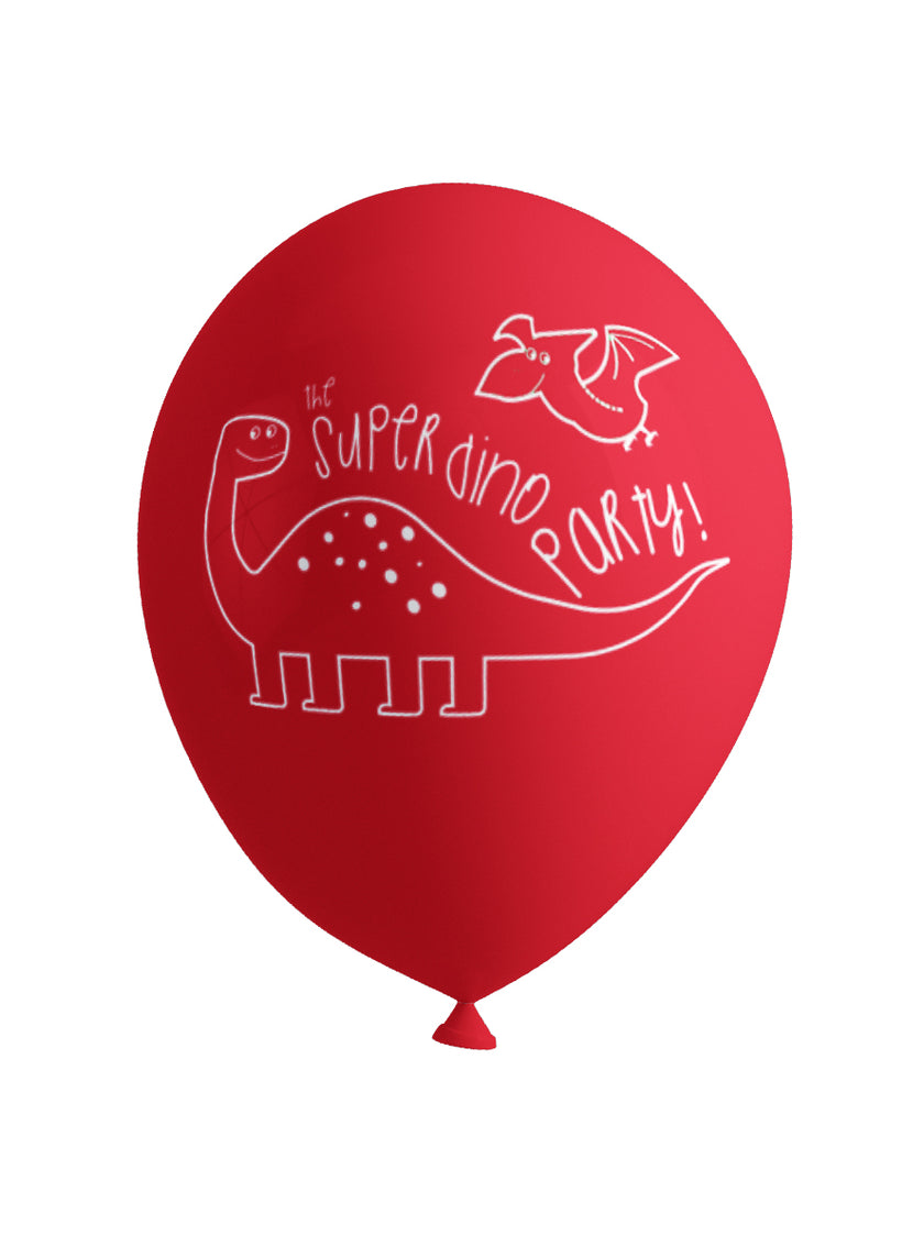 8 ballons dinosaures - Dinosaurs party