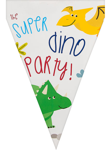 Guirlande à fanions dinosaures - Dinosaurs party