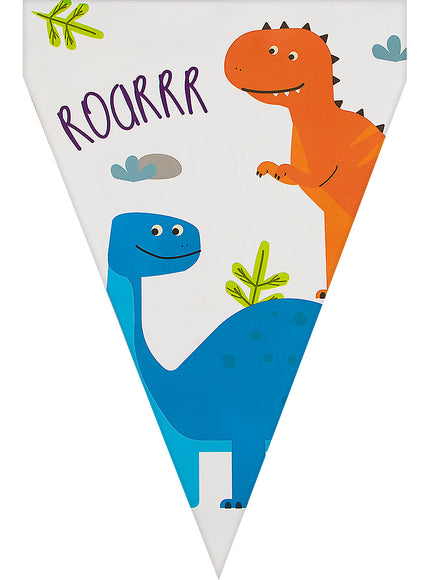 Guirlande à fanions dinosaures - Dinosaurs party