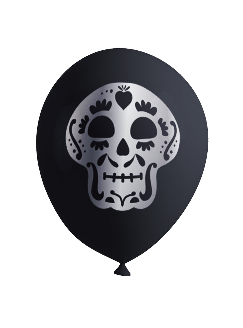 8 ballons Catrina fête des morts - Day of the Dead