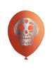 8 ballons Catrina fête des morts - Day of the Dead