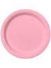 8 assiettes rose clair (23cm) - Gamme couleur unie